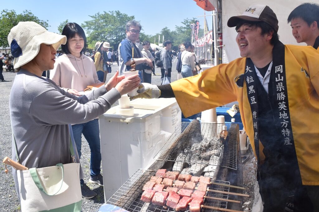 牛肉イベントで「なぎビーフ」人気／勝英統括本部