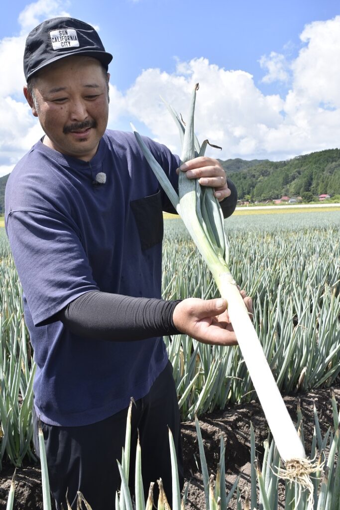 白ネギ産地化進む／真庭統括本部