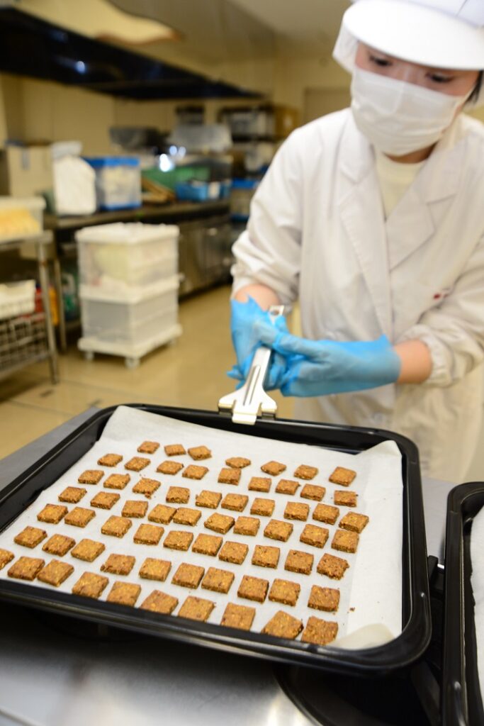 アスパラ根元でおつまみクッキー