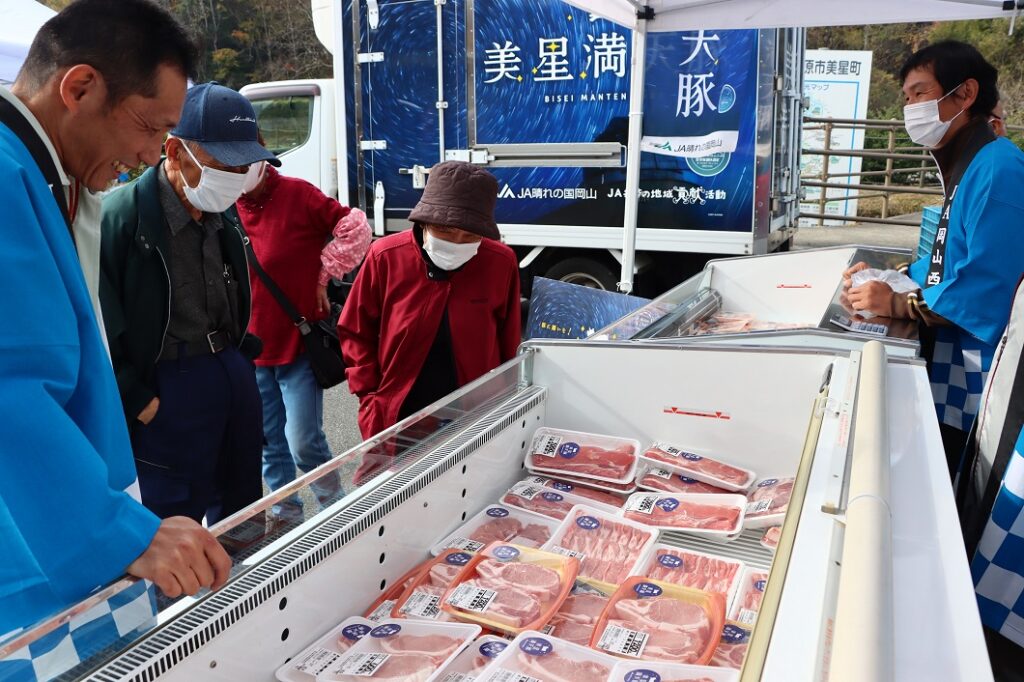 地域一体で特産「美星満天豚」ＰＲ／井原市