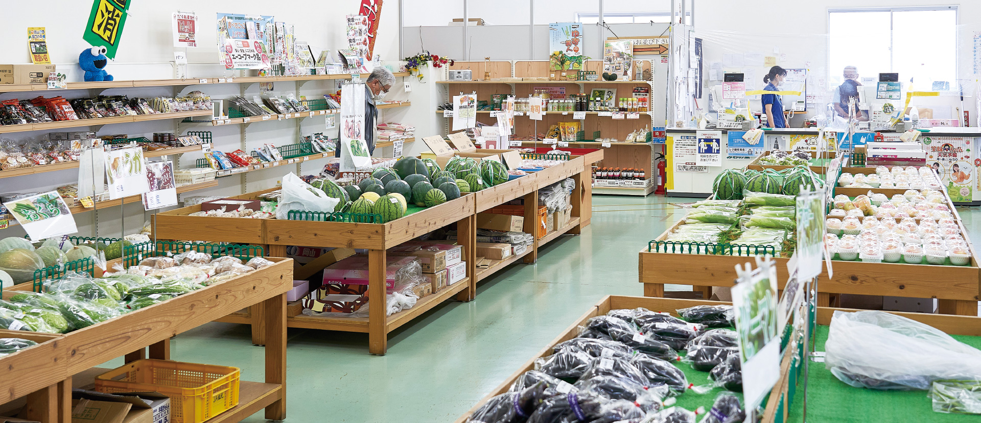 売り場の写真