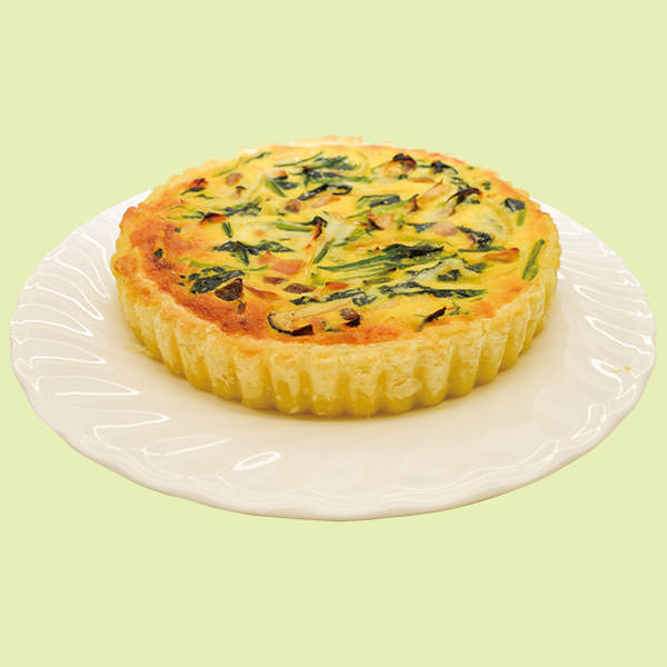 ホウレンソウのキッシュの写真