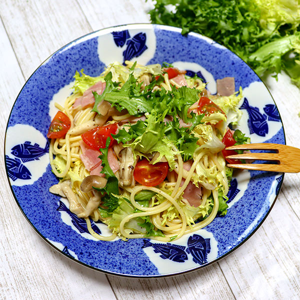 エンダイブの冷製パスタの写真