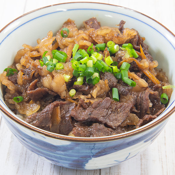 牛肉の時雨煮丼の写真