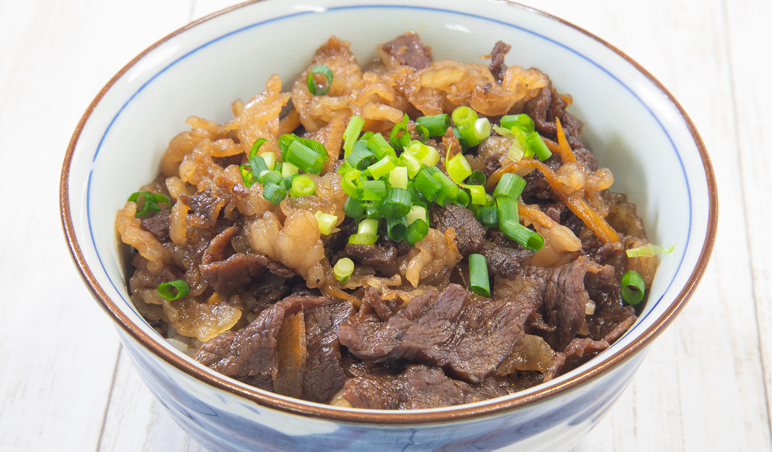 牛肉の時雨煮丼の写真