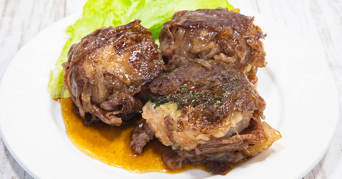 肉巻きおにぎりページ 肉巻きおにぎりページ