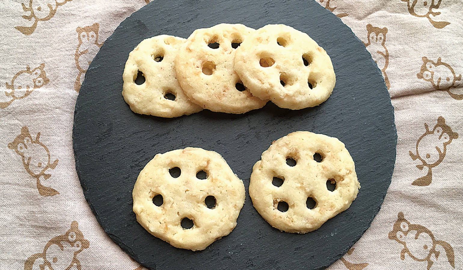 レンコンクッキーの写真