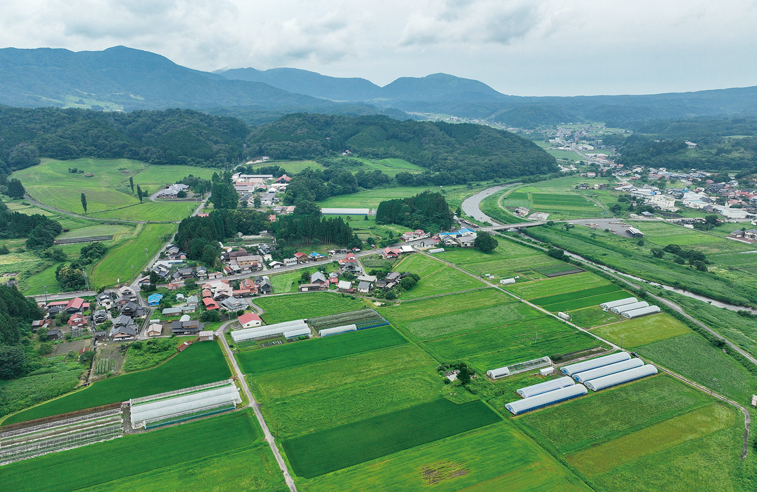 真庭市蒜山川上地区の写真