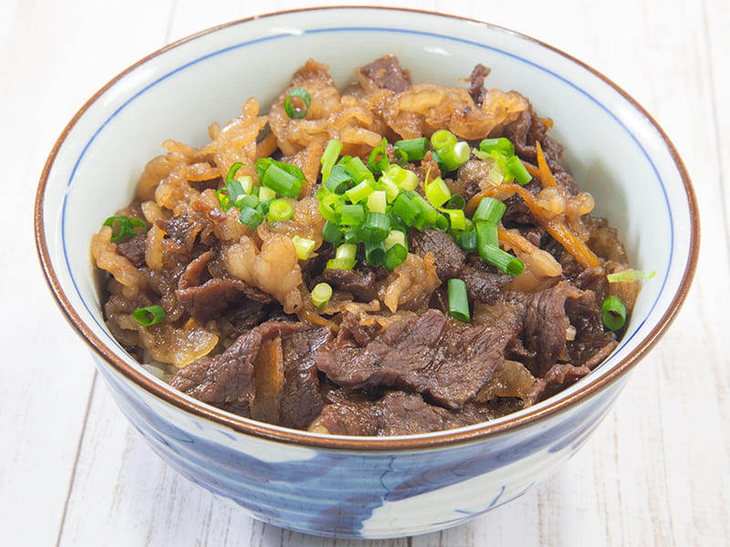 牛肉の時雨煮丼の写真