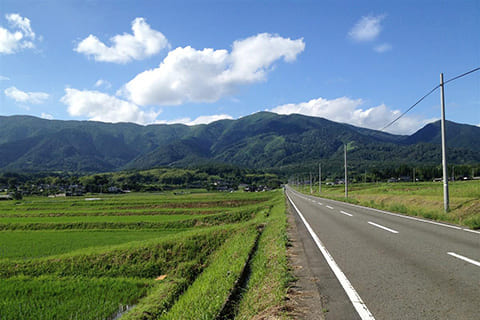 那岐山の風景写真