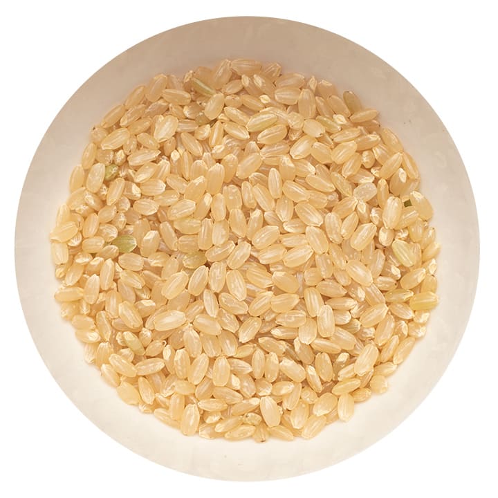ヒノヒカリの玄米の写真
